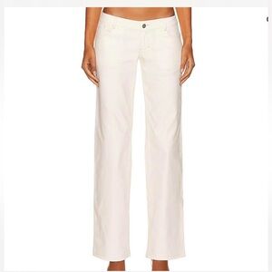 Miaou Cream Flare Jeans